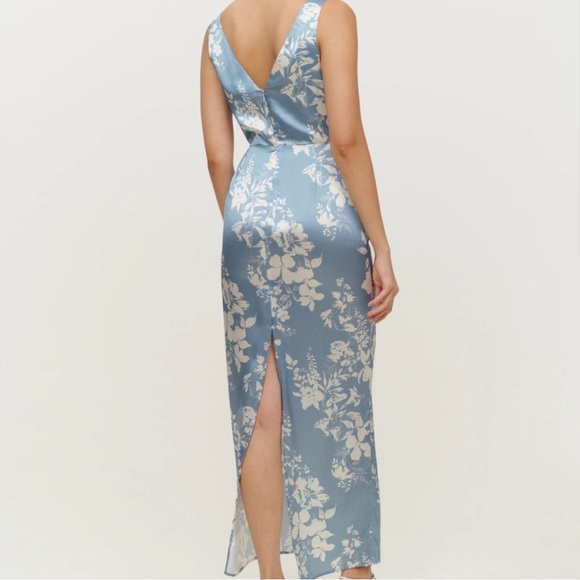 Reformation Zya Silk Dress, size 0 - Picture 2 of 5